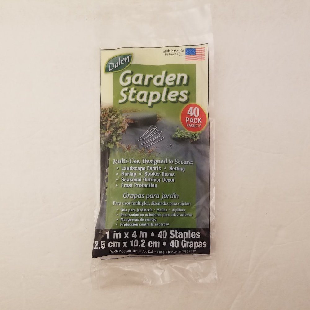DALEN Garden Staples 40 Staples 1 inch x 4 inches PN 4947